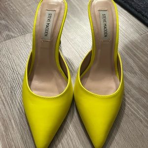 Lime green/yellow Steve Madden pumps , size 6.5